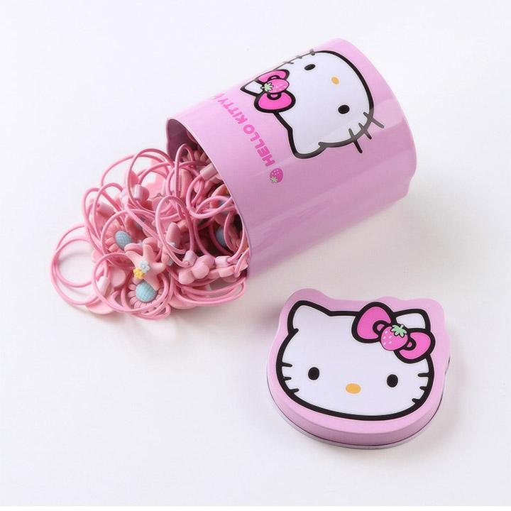 Hộp 40 Dây Cột Tóc Kitty
