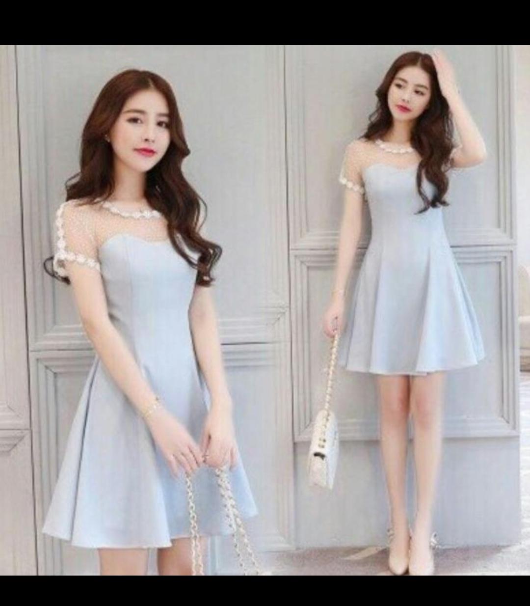 Đầm xanh phối lưới