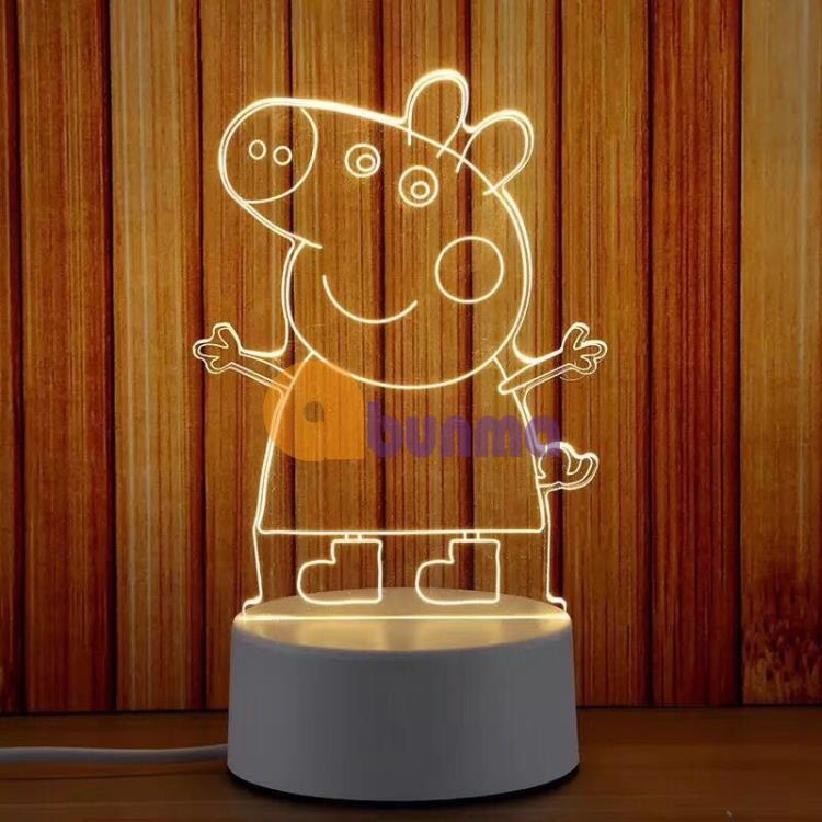 Bedroom lamp, Decoration lamp, LED 3D lamp, bed mica, lamp LED lighting reflective mica, nightlight for children, gift