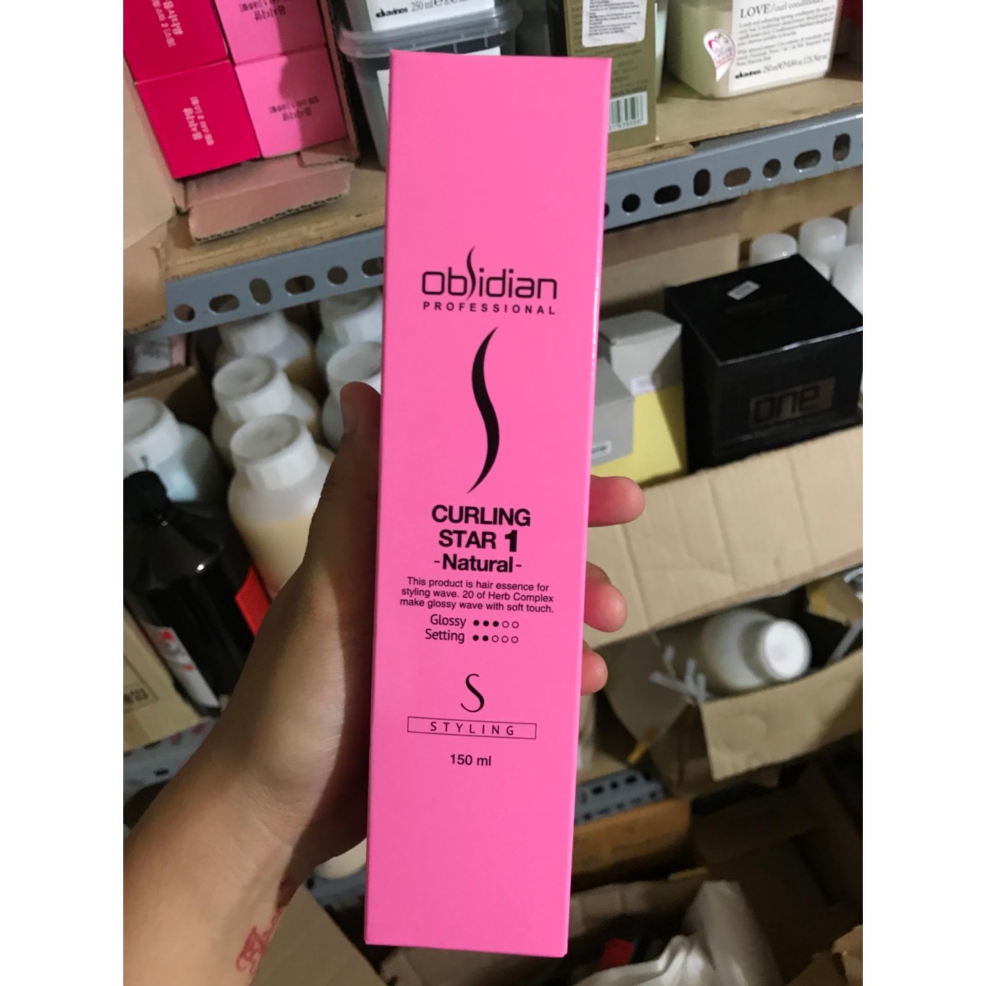 Gel tạo kiểu Obsidian Curling Star 1 150ml Natural