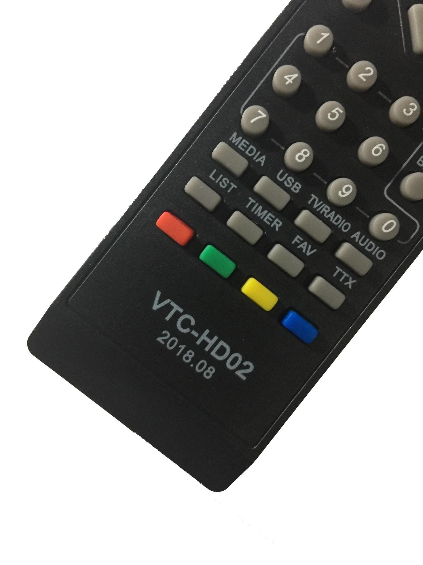 [HCM]REMOTE ĐIỀU KHIỂN VTC HD 02 - VERSION 2018