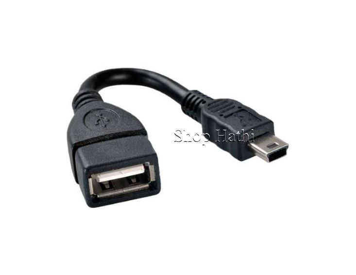 Cáp Mini USB OTG (Đen)