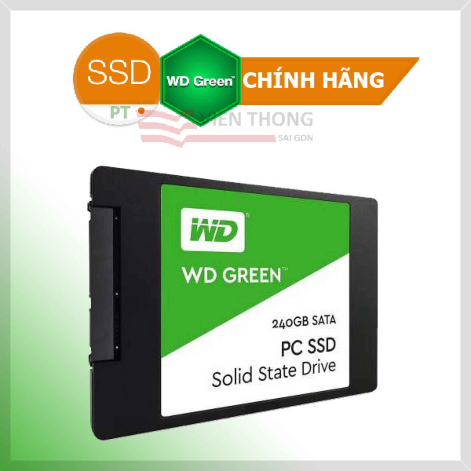 Ổ Cứng SSD WD Green 240GB 3D NAND - WDS240G2G0A - Hãng phân phối chính thức