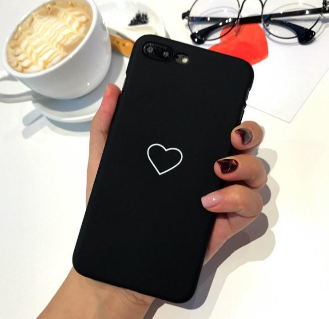 Ốp lưng iPhone X hình trái Tim Ốp đôi đẹp (Ốp cứng)