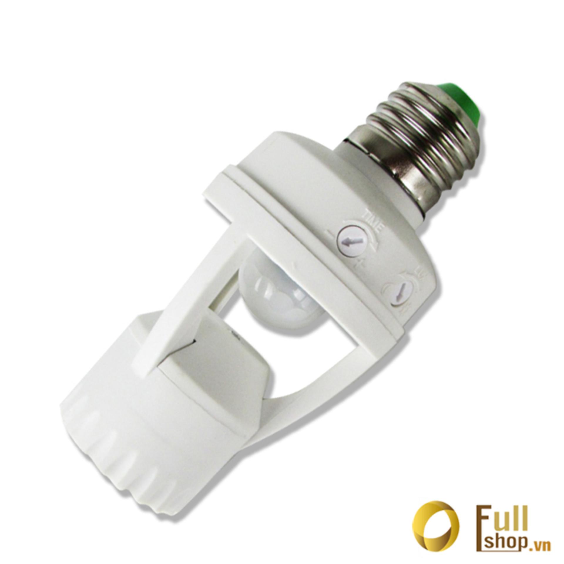 Đui đèn cảm ứng hồng ngoại lắp đui có sẵn đèn tự phát sáng khi có người chuyển động tới Kawa SE27