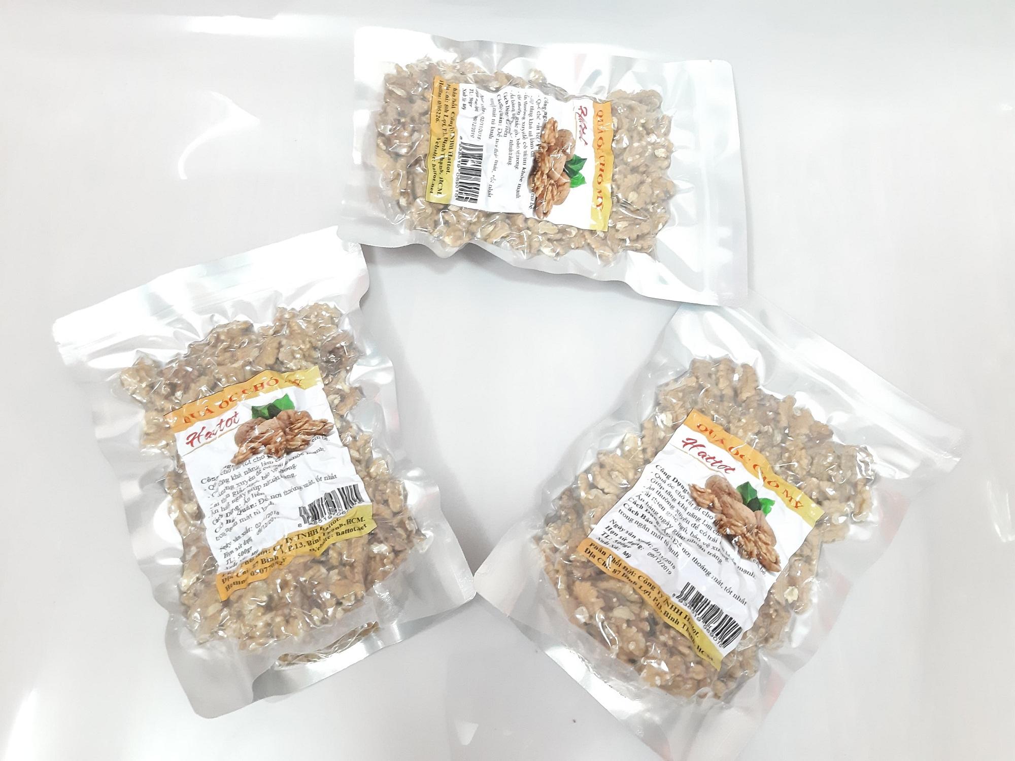 Bộ 2 túi Nhân hạt óc chó 500g