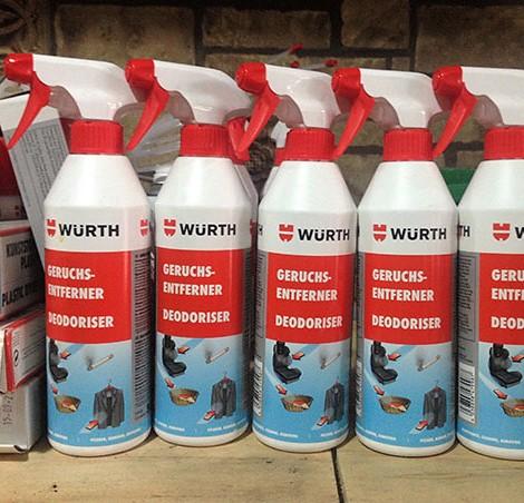 Khử mùi nội thất sinh học Wurth 500ml
