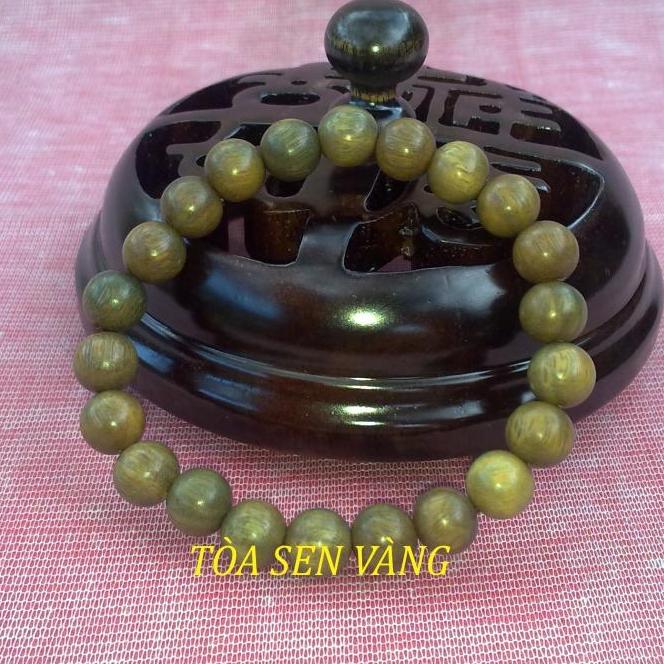 [HCM]VÒNG TAY GỖ TRẮC XANH 8MM
