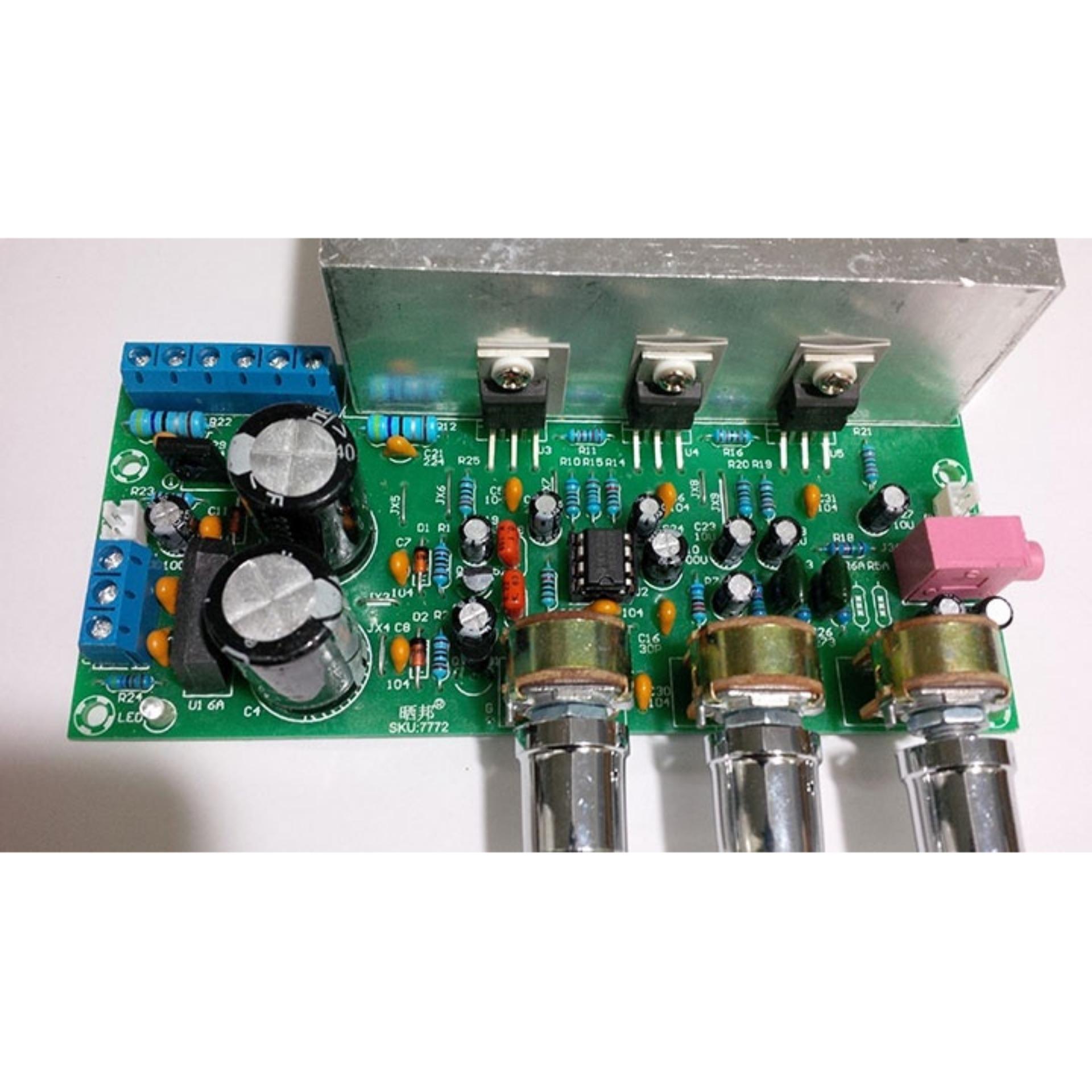Module Âm Ly TDA2030+TDA2050 2.1 3Chanel 60W Siêu Trầm