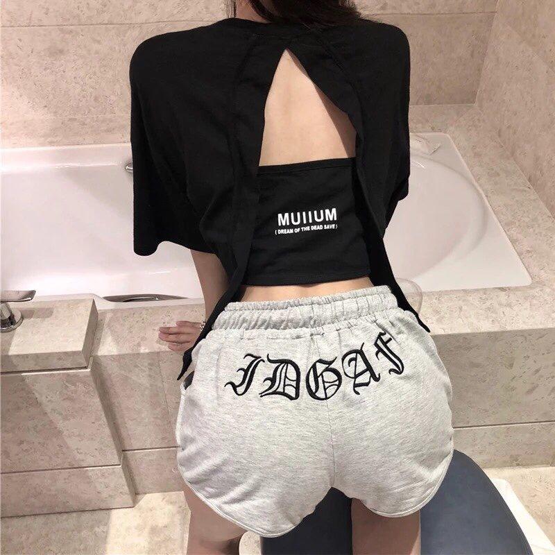 [HCM]ÁO THUN NỮ CROPTOP HỞ LƯNG CỰC XINH XJ9981