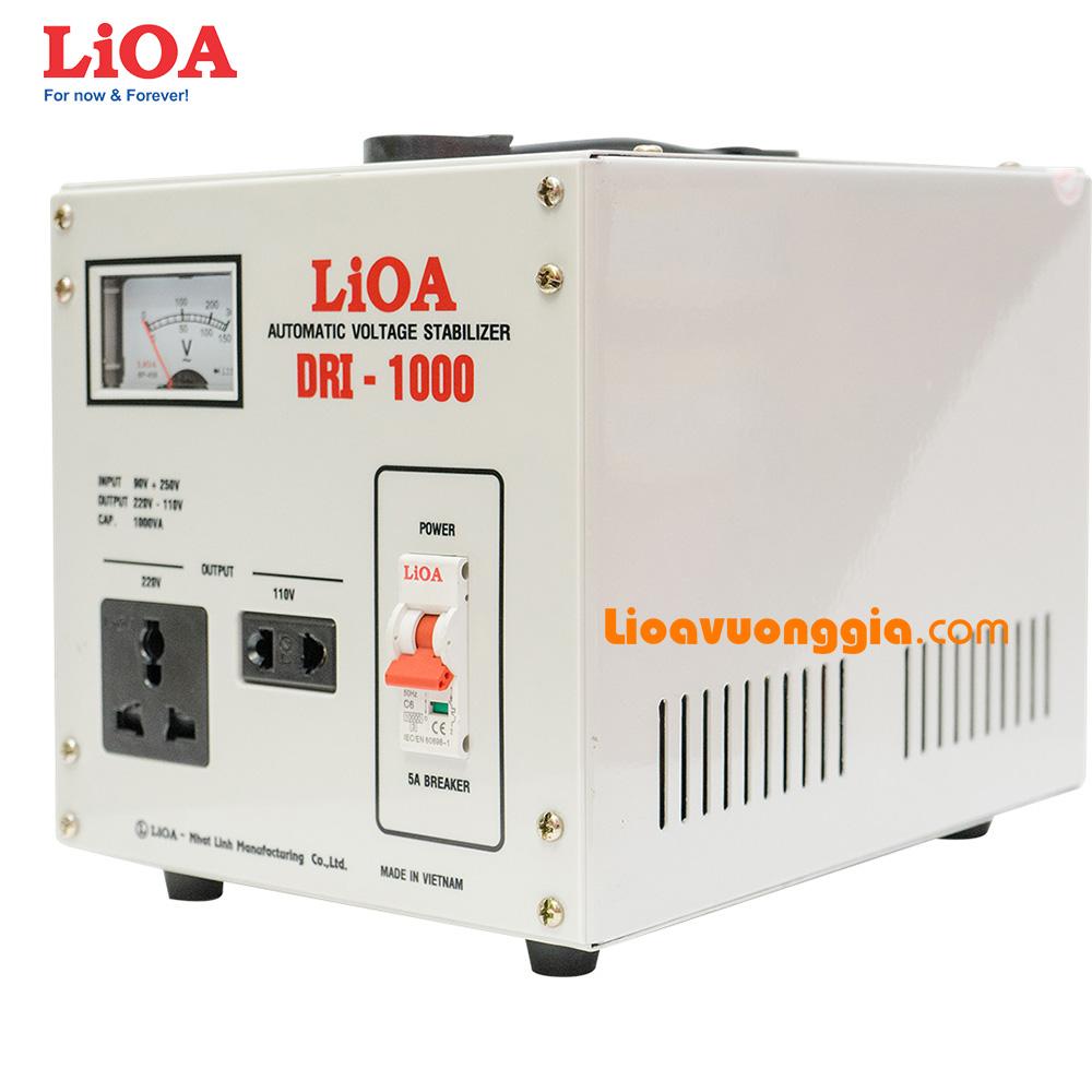 Ổn áp 1 pha LiOA 1000VA thế hệ mới DRI-1000II