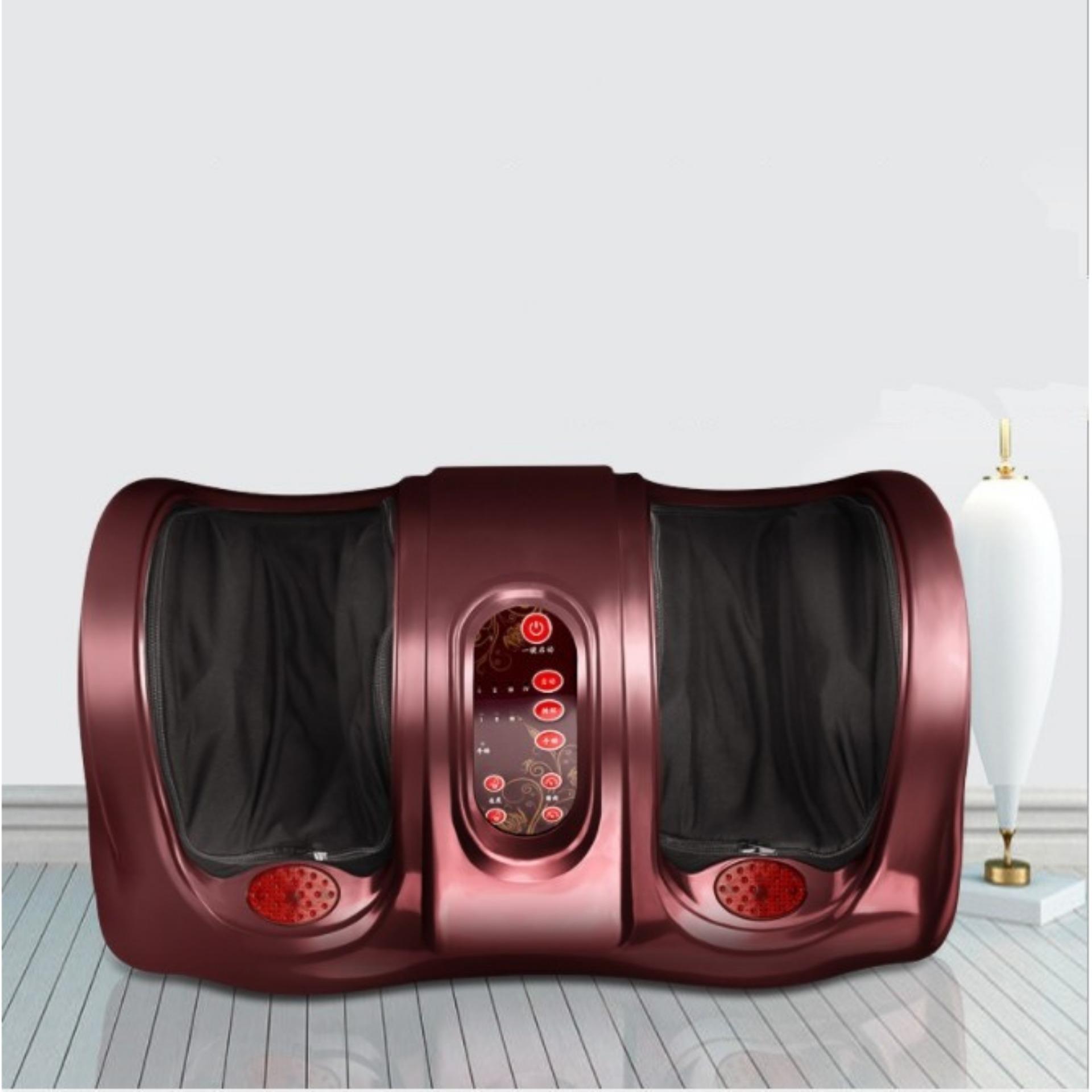 Máy massage chân giảm căng thẳng stress Foot massager - Đỏ và Đen