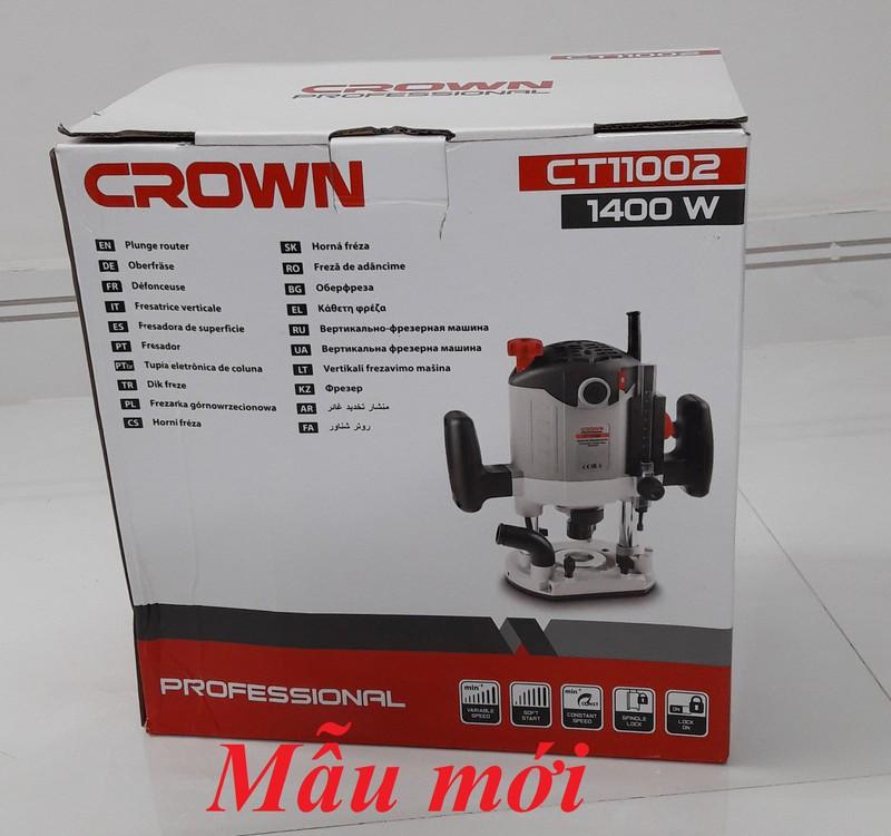 Máy phay gỗ Crown CT11002 - 1400W - New