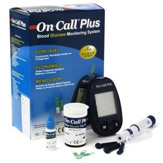 Máy đo đường huyết  máy tiểu đường Oncall plus - USA, tặng hộp 25 que thử thumbnail