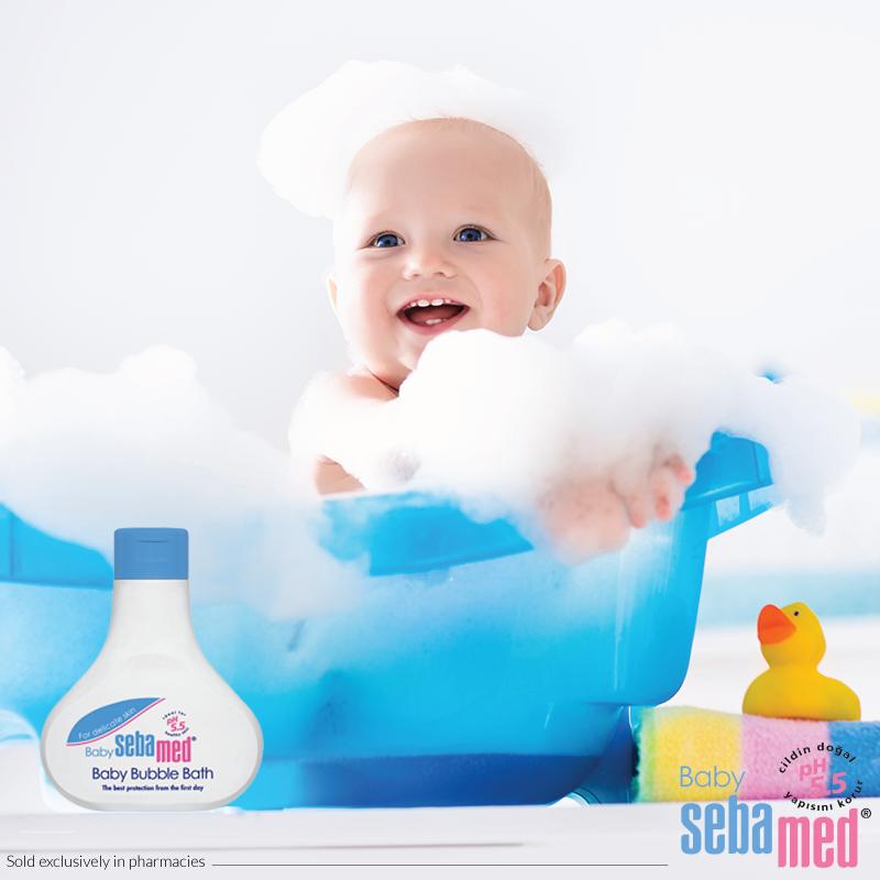 Sữa tắm tạo bọt dịu nhẹ cho bé Sebamed pH5.5 (500ml)