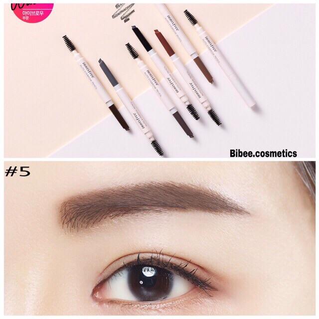 ✏️[Nâu tự nhiên] Chì kẻ mày Innisfree Auto Eyebrow Pencil #05 Espresso Brown kẻ siêu êm, siêu mượt