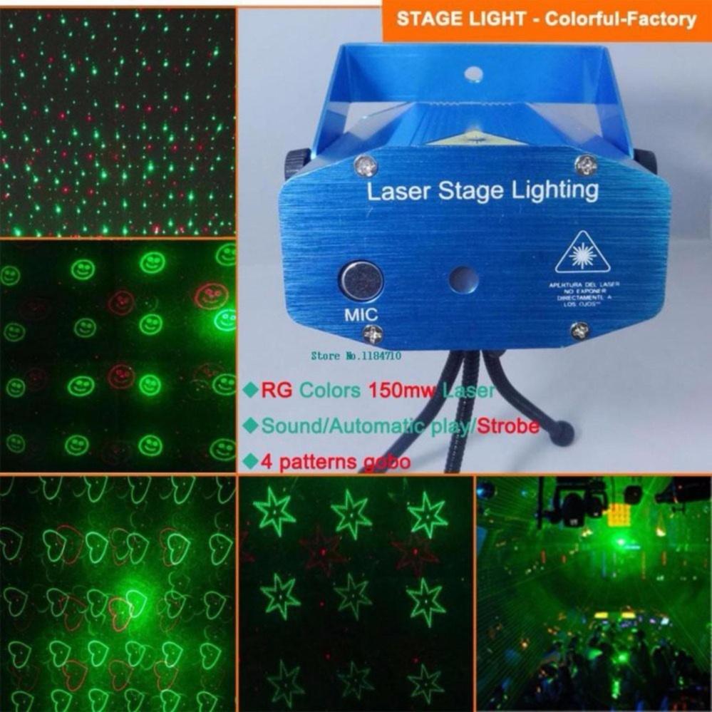 Đèn Chiếu Mini Laser Stage Lighting