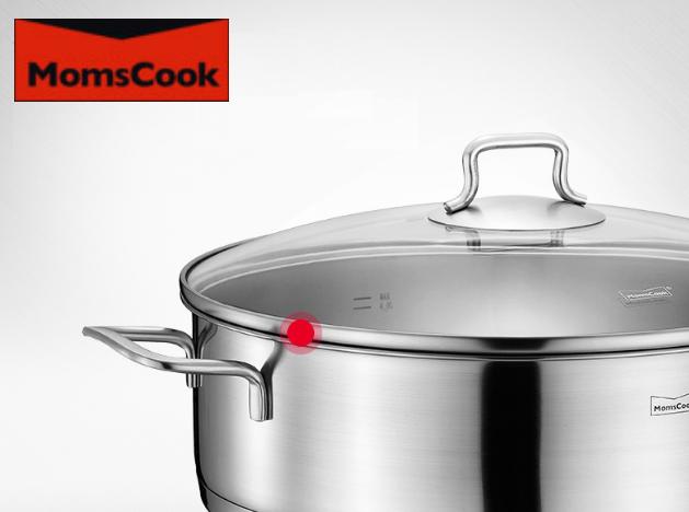 Nồi inox 304 -  MomsCook - 30x9cm 3.1Kg