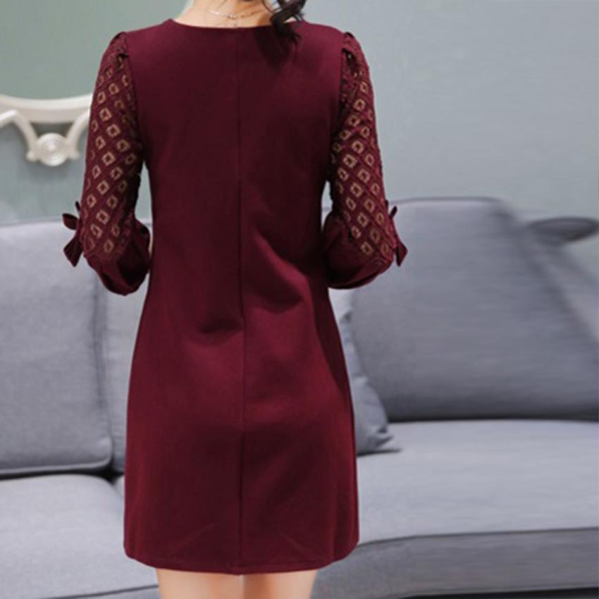 Đầm suông phối ren BEYEU1688 - BY8001