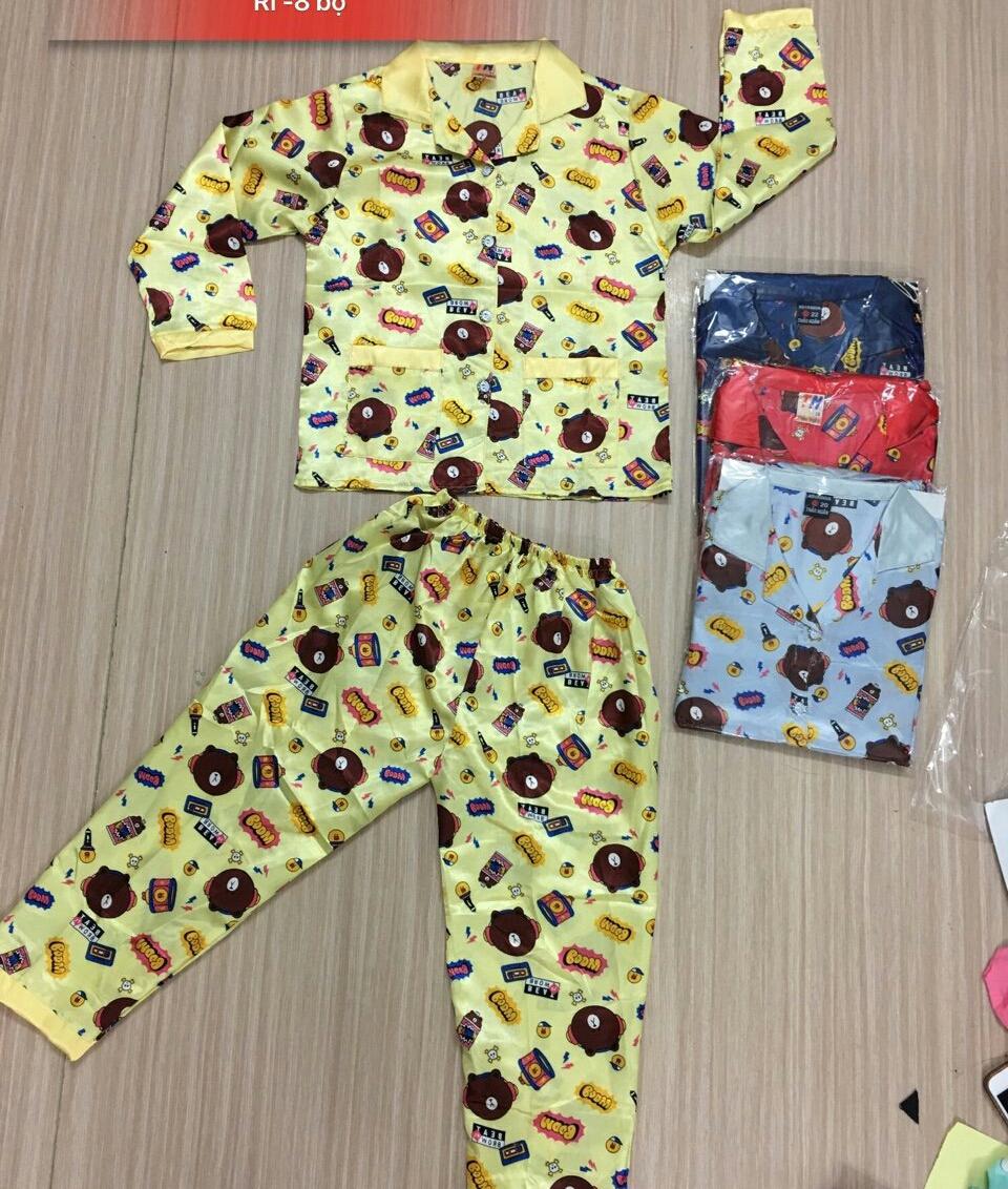 Combo 2 bộ pizama cho bé gái 23-35kg
