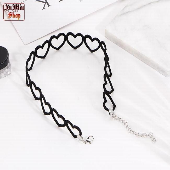 Vòng cổ choker trái tim XM08