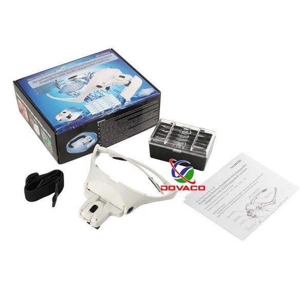 [HCM]Kính lúp đeo mắt có đèn V5 cao cấp DOVA