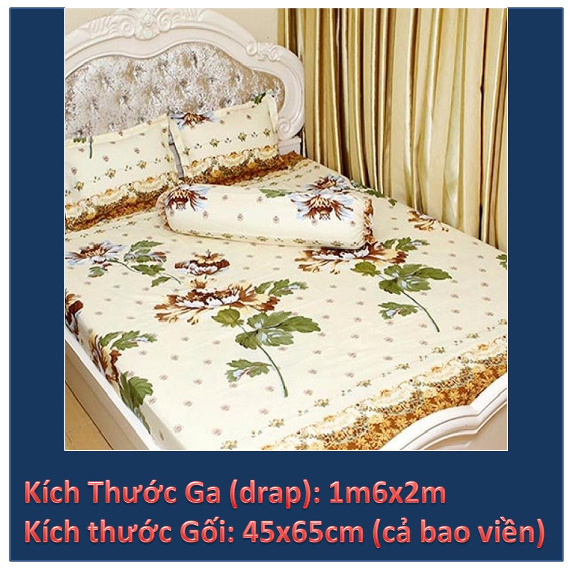 Bộ ga hoa dây (Vàng)