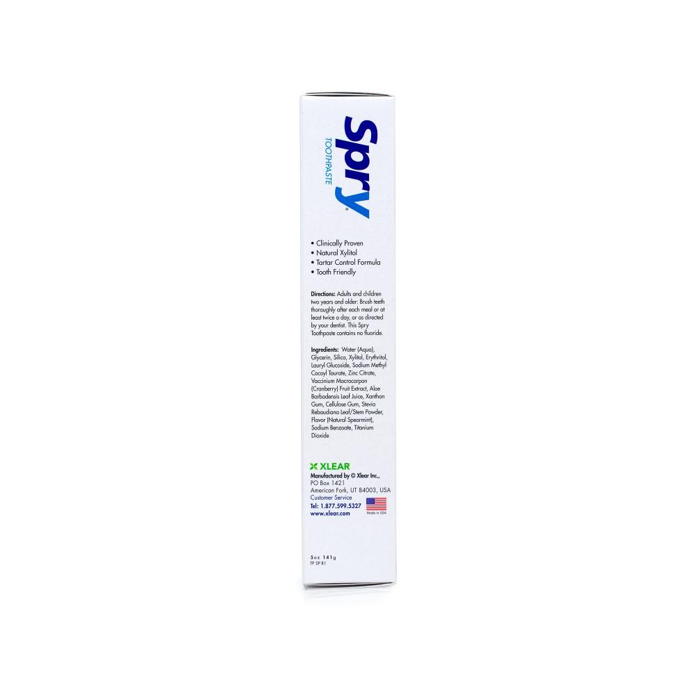 Kem đánh răng Spry, vị Spearmint 141g (Flouride Free)
