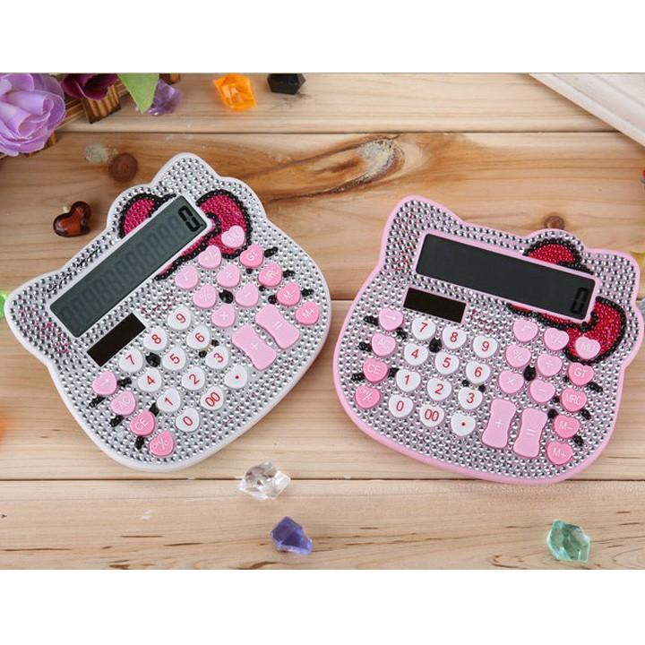 Máy tính tiền He.llo Ki.tty size lớn đính đá cao cấp