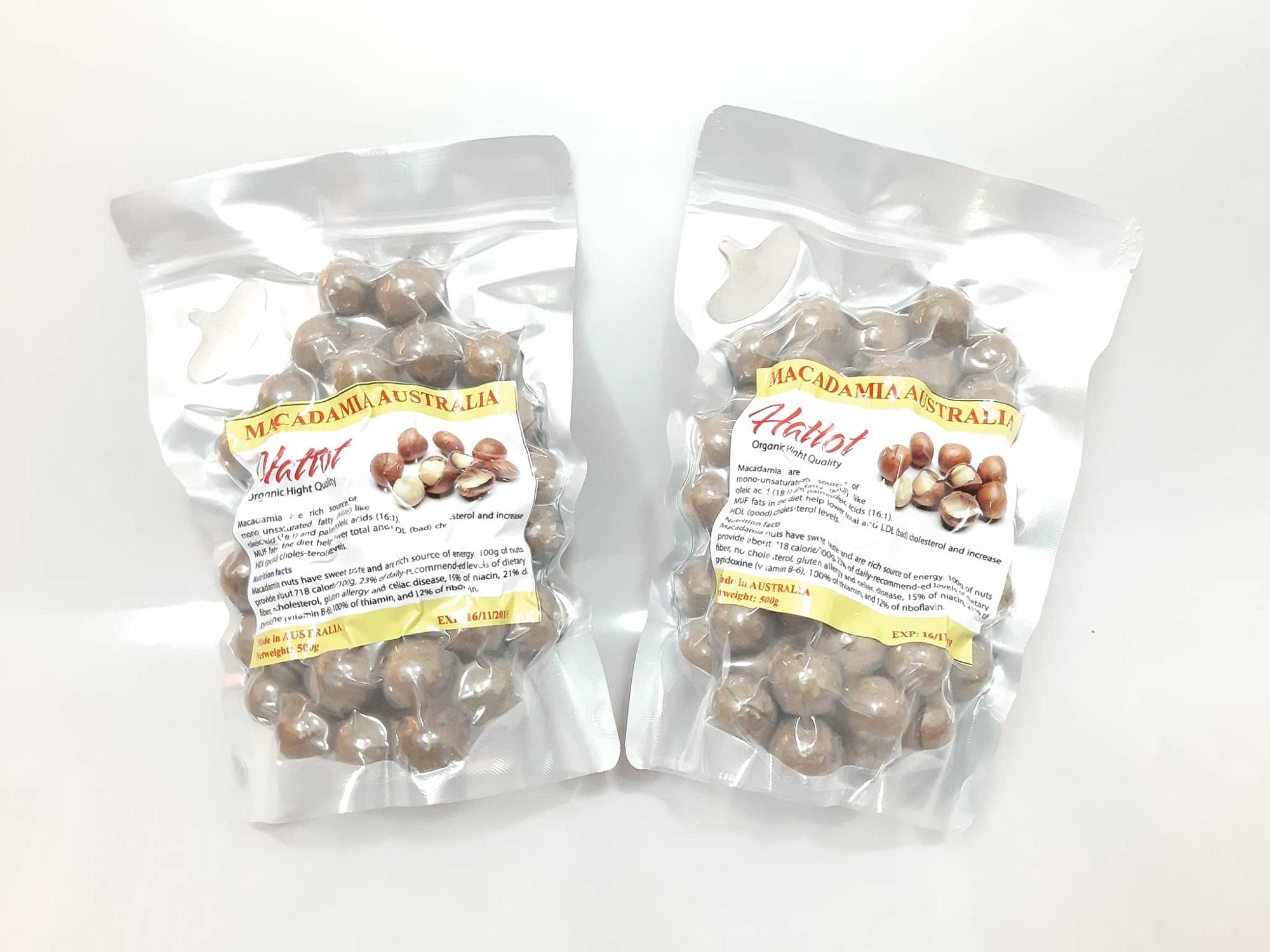[HCM]Hạt Macca Úc Nứt Vỏ 500gr