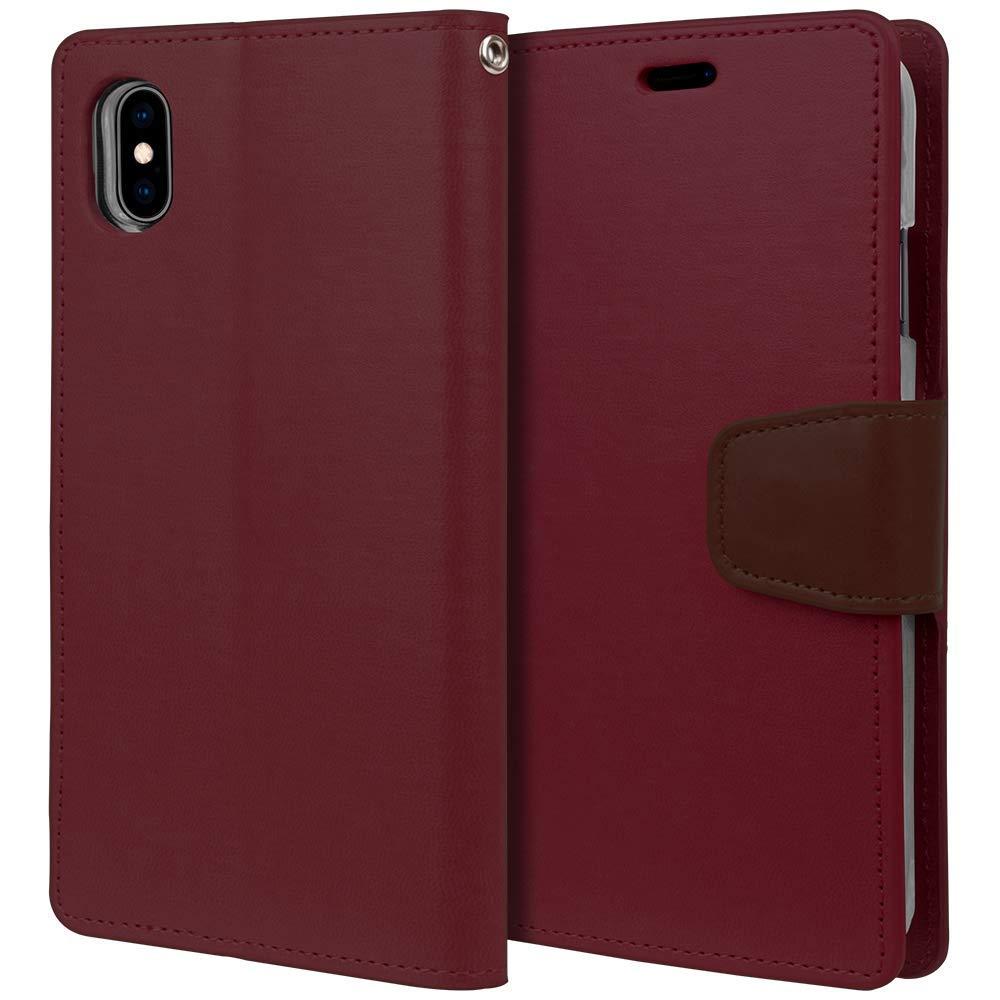 Bao da iPhone Xs Max Mercury Goospery Sonata Diary Hàn Quốc (Nhiều màu)