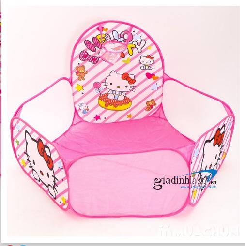 lều bóng mèo kitty tặng 100 bóng