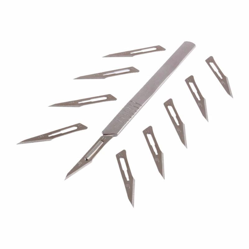 Cán dao mổ số 3 (Kèm 20 lưỡi dao mổ số 11)
