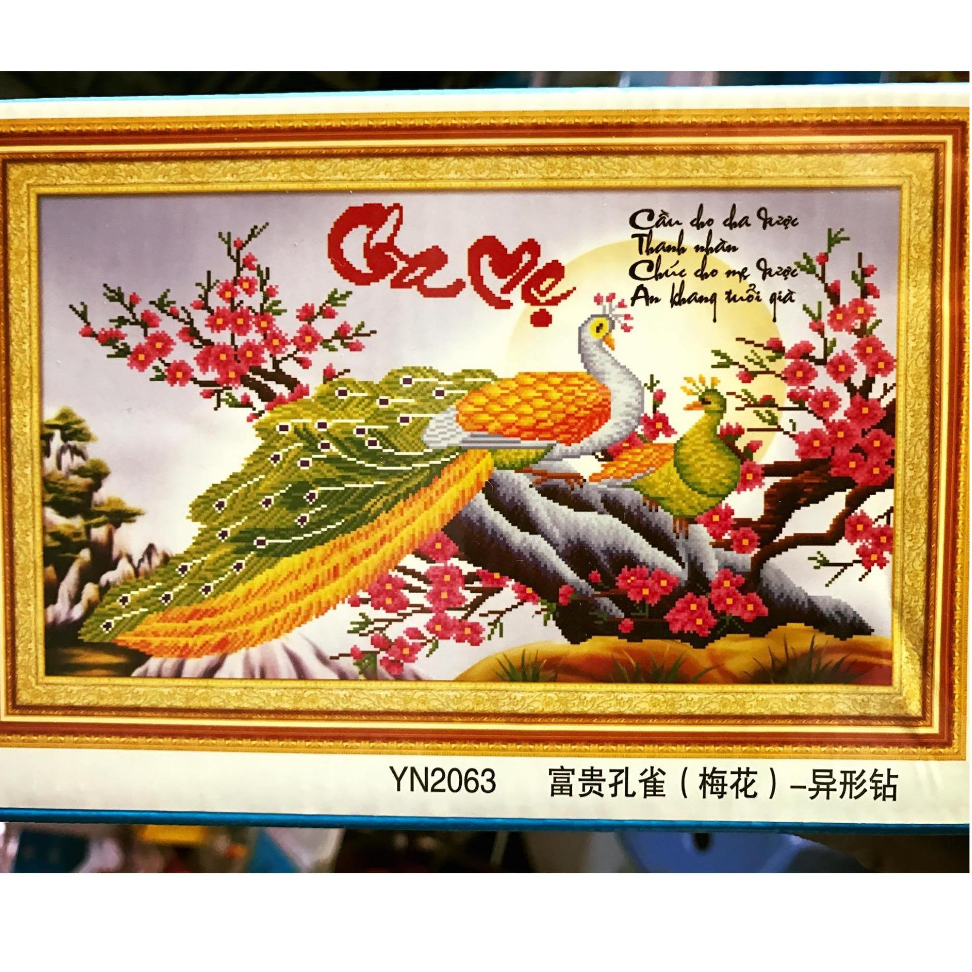 Tranh đính đá Cha mẹ YN2063-Ngọc Thịnh
