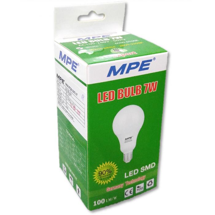 Bóng led bulb 7w mpe / lbd-7t / lbd-7v