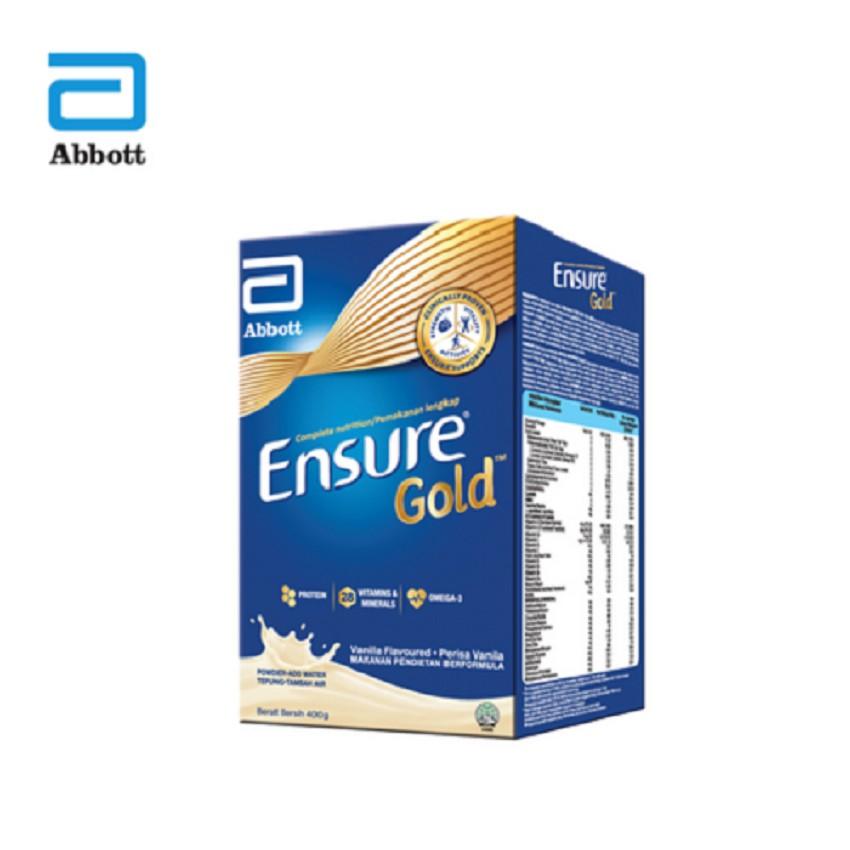 sữa ensure Gold 400g Vanilla- Hộp giấy (Hàng Malaysia)