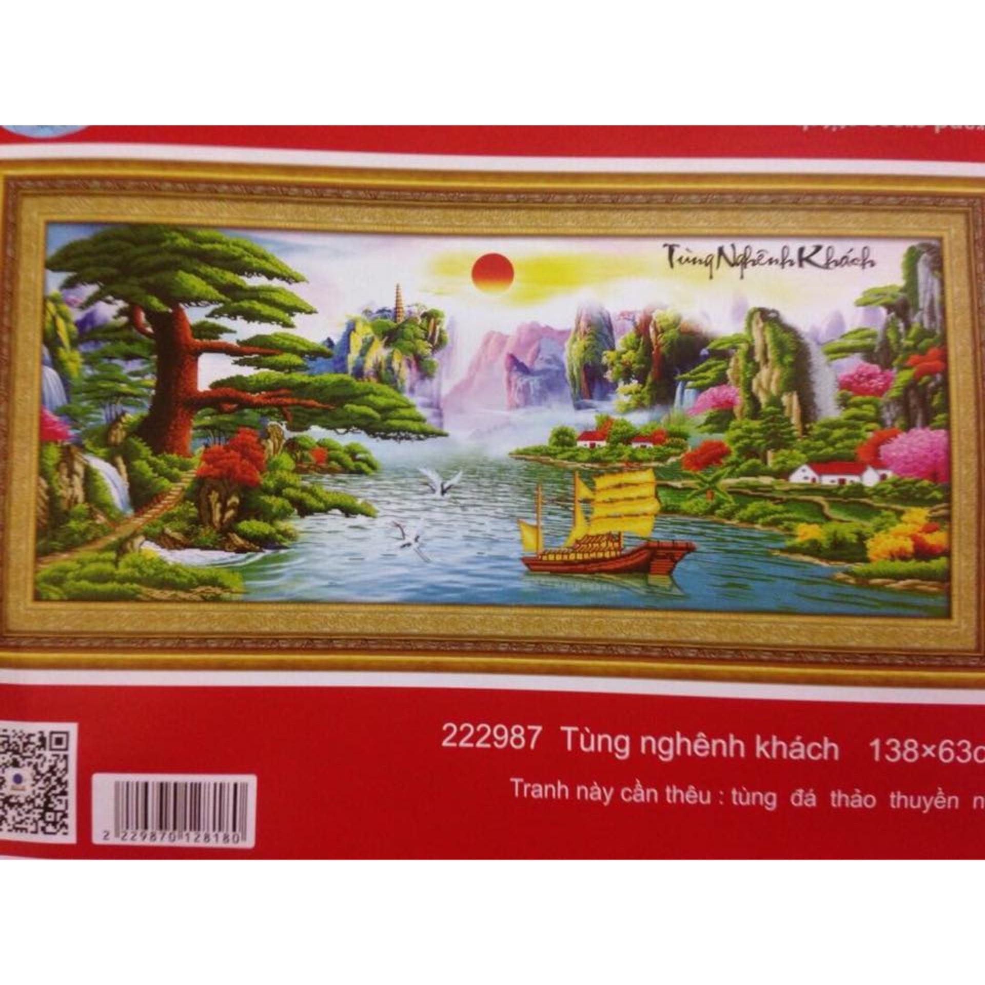 Tranh thêu chữ thập thuận buồm xuôi gió DLH-222984-Ngọc Thịnh