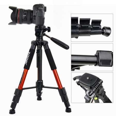 Big Sale Travel Portable Adjustable Camera Tripod for Canon Nikon Sony DSLR Professional Camera Tripod