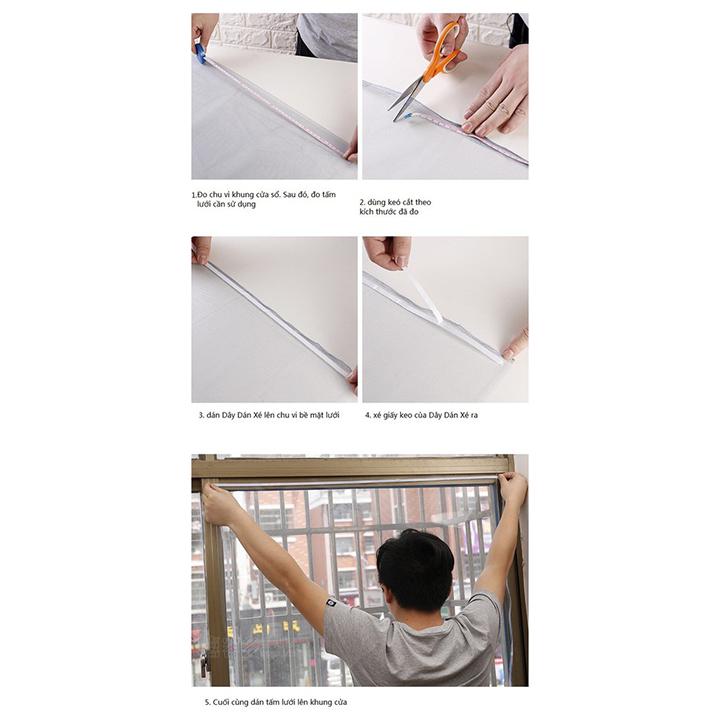 [HCM]MÀN TREO CỬA CHÓNG MUỖI ( 130*150CM )