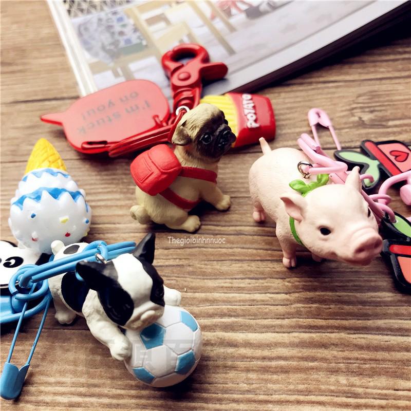 [HCM]Móc Khóa Heo Chó Pug Dễ Thương K145