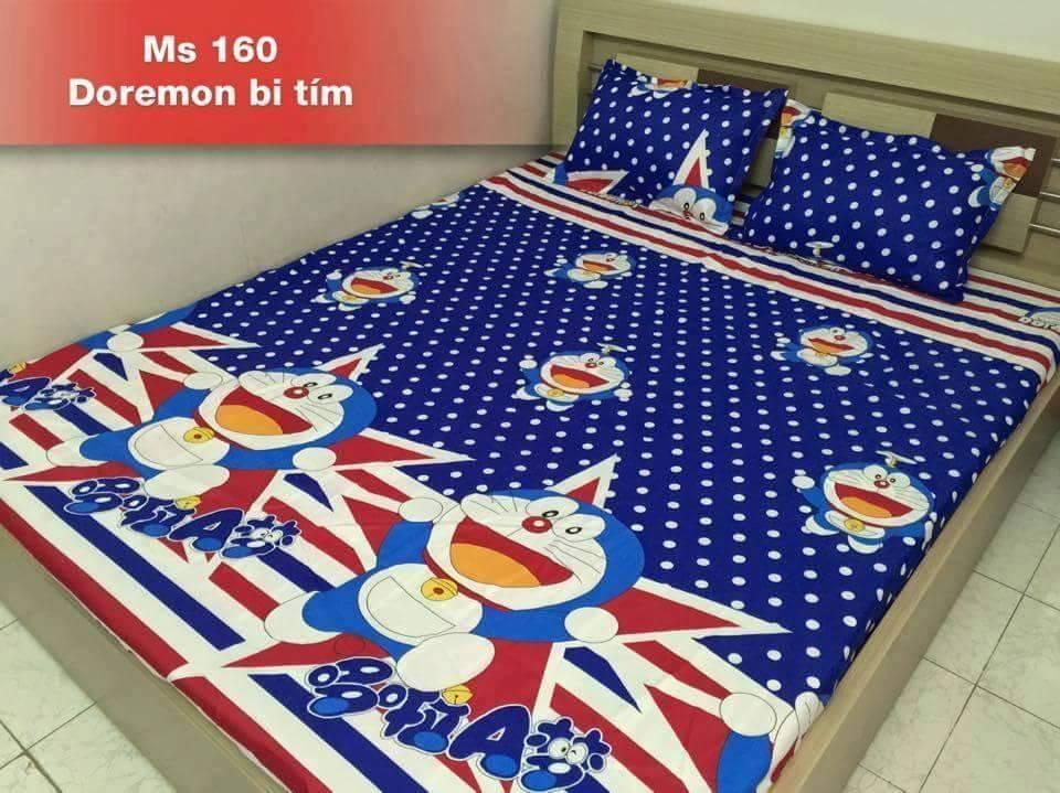 Bộ ga gối poly 1,6m sao star