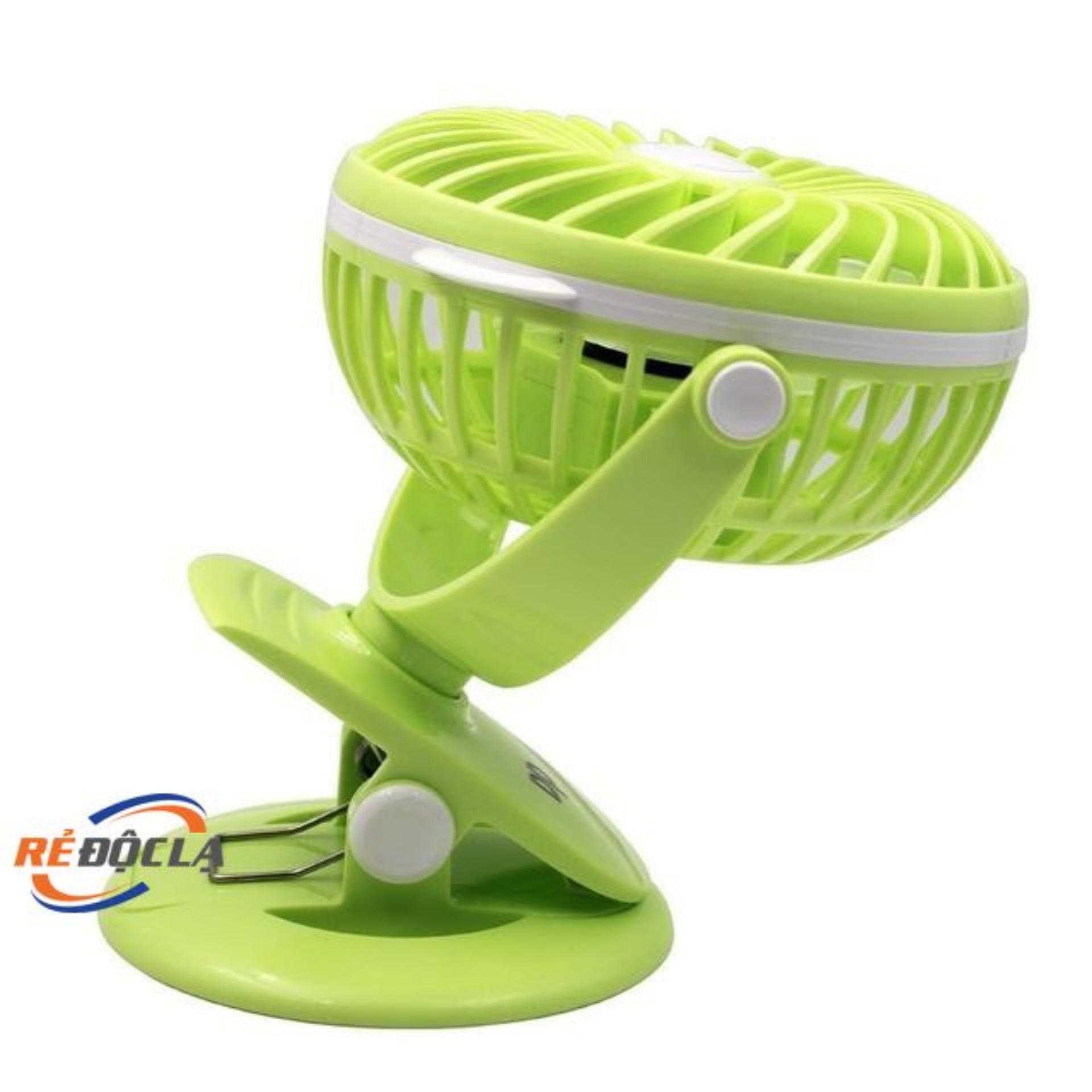 [HCM]Quạt Sạc Kẹp DP-7608