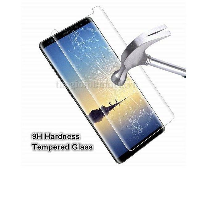 Kính cường lực trong suốt Full keo UV tràn màn hình cho Samsung Note 8 - Hàng nhập khẩu