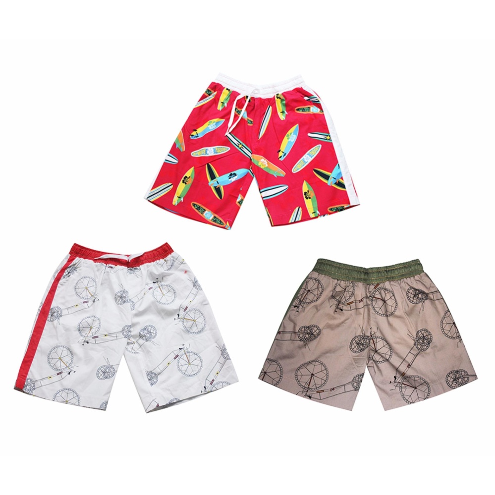 Bộ 3 Quần short cho bé trai 3-12 tuổi Tri Lan (màu ngẫu nhiên)