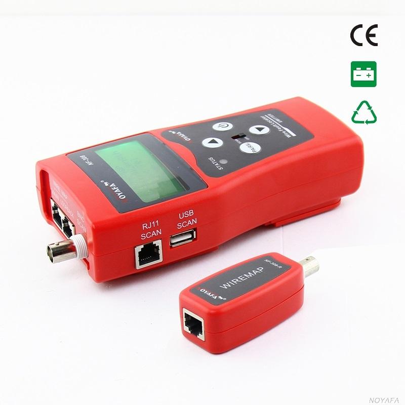 Máy test cáp mạng đa năng Noyafa NF-308 (Đỏ)
