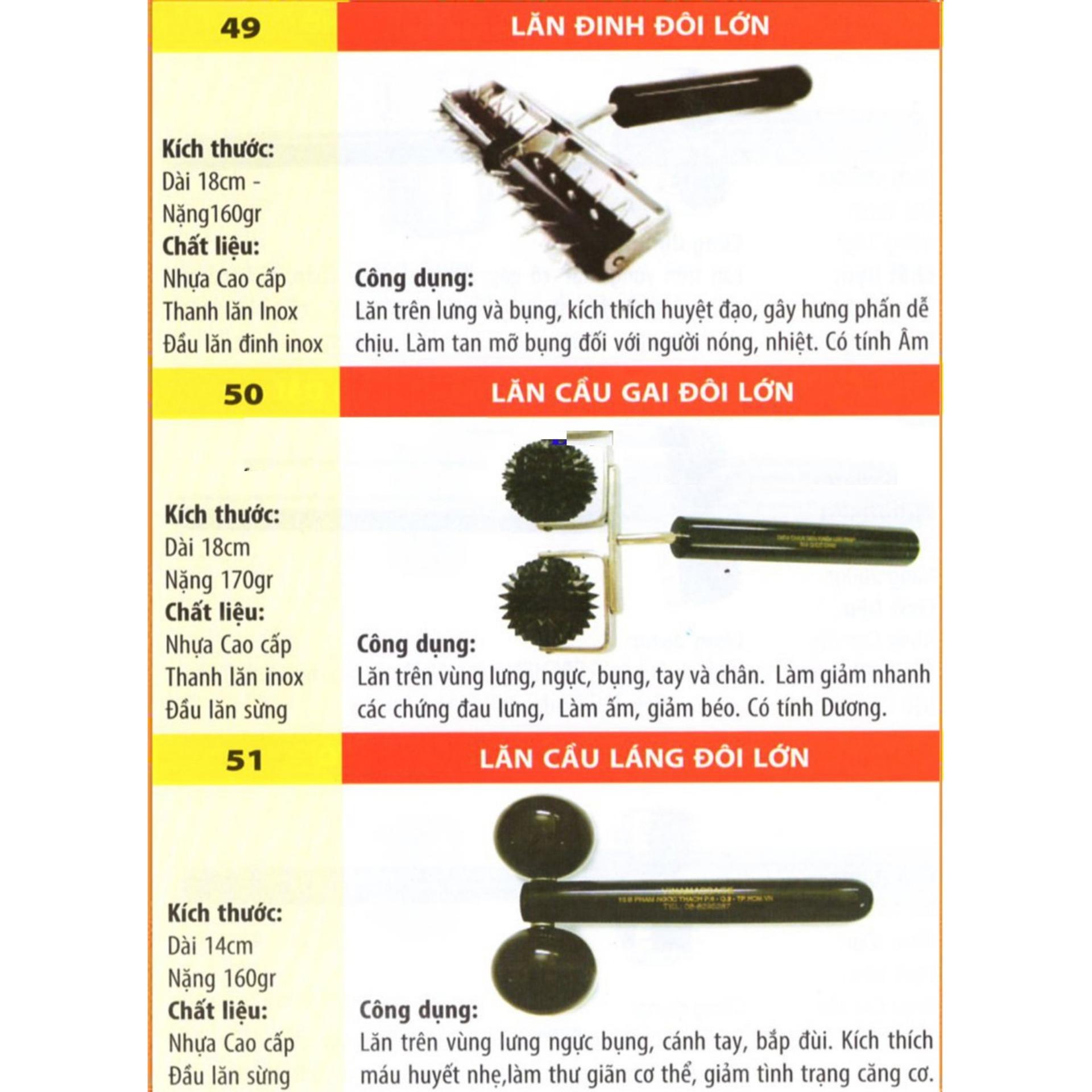 Dụng cụ diện chẩn - Lăn Đinh Đôi Nhỏ