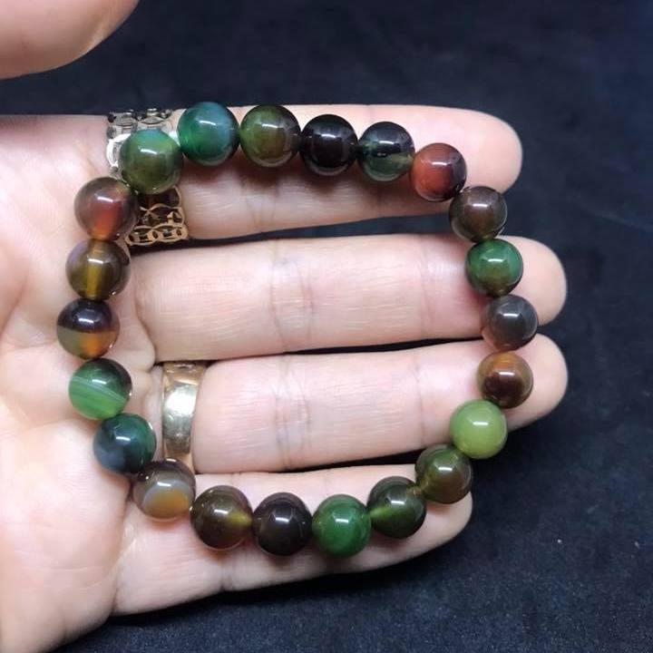 [HCM]VÒNG TAY ĐÁ MÃ NÃO TỨ QUÝ 8LY