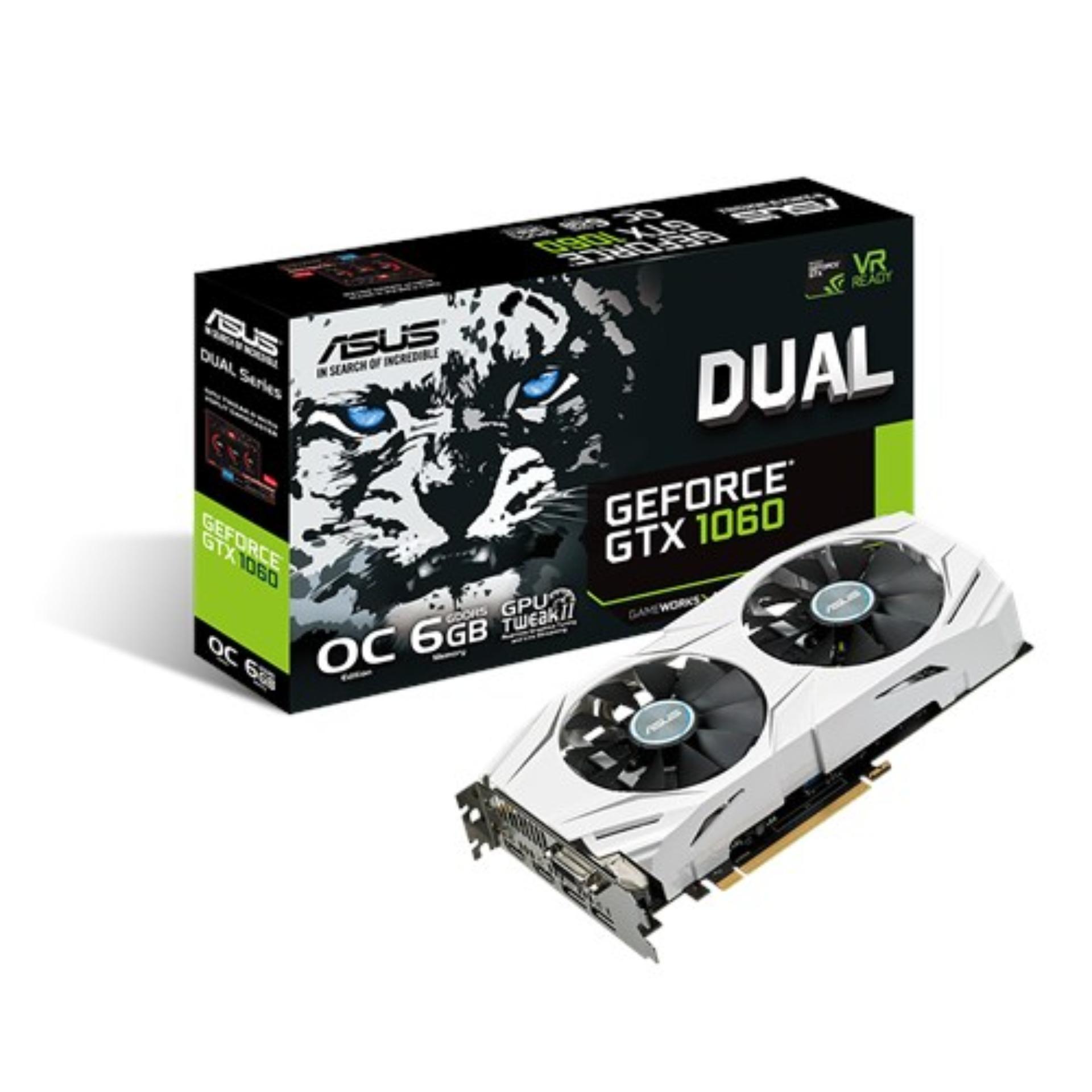 [Trả góp 0%]Vga Card ASUS Dual GTX1060-O6G.