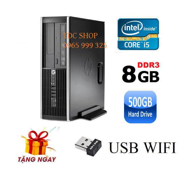 Cây máy tính để bàn HP 6200 Pro Sff (CPU i5 2400, Ram 4GB, HDD 320GB, DVD) + Tặng USB Wifi - Hàng Nhập Khẩu