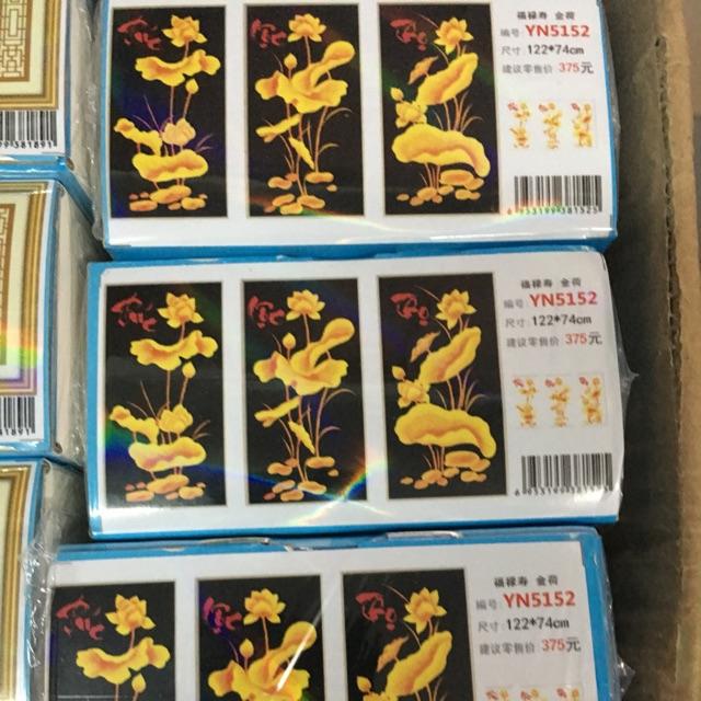 Tranh đính đá phúc lộc thọ yn5152 kt 122x74cm